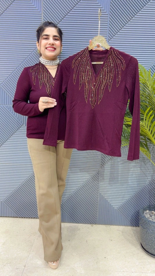 BEAUTIFUL PARTYWEAR TOP GGR3489