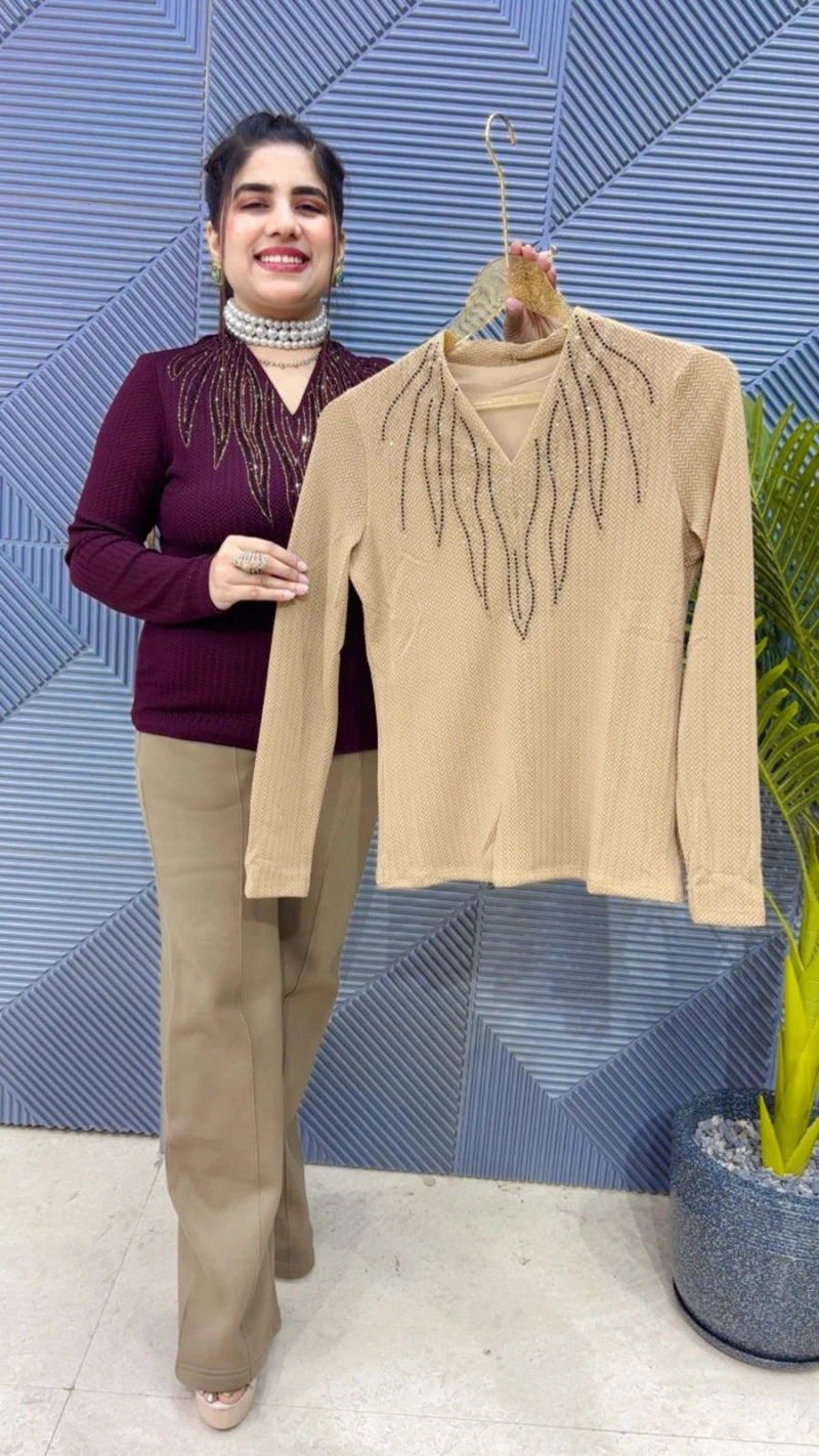 BEAUTIFUL PARTYWEAR TOP GGR3489