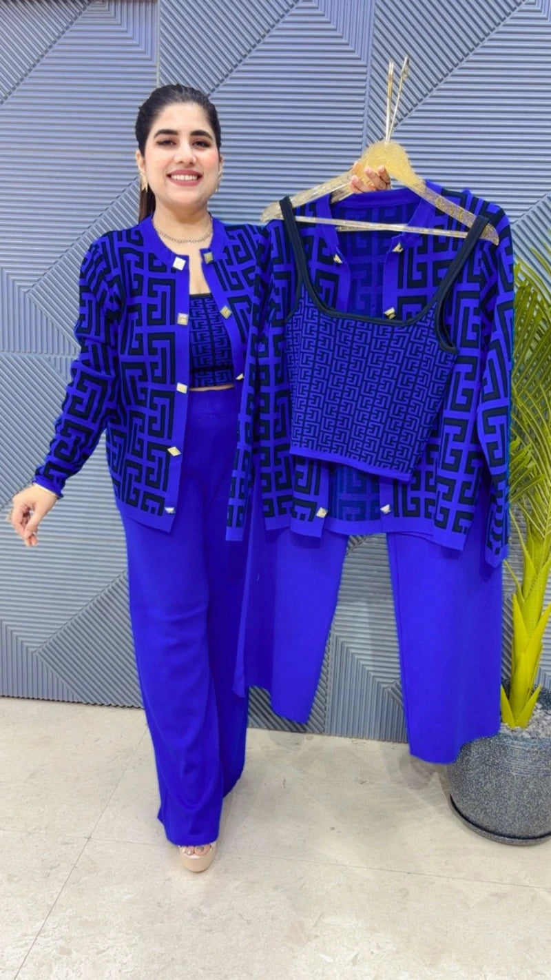 PREMIUM WINTERWEAR 3 PCS CORDSET GGR3490