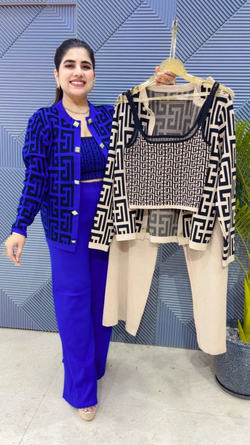 PREMIUM WINTERWEAR 3 PCS CORDSET GGR3490