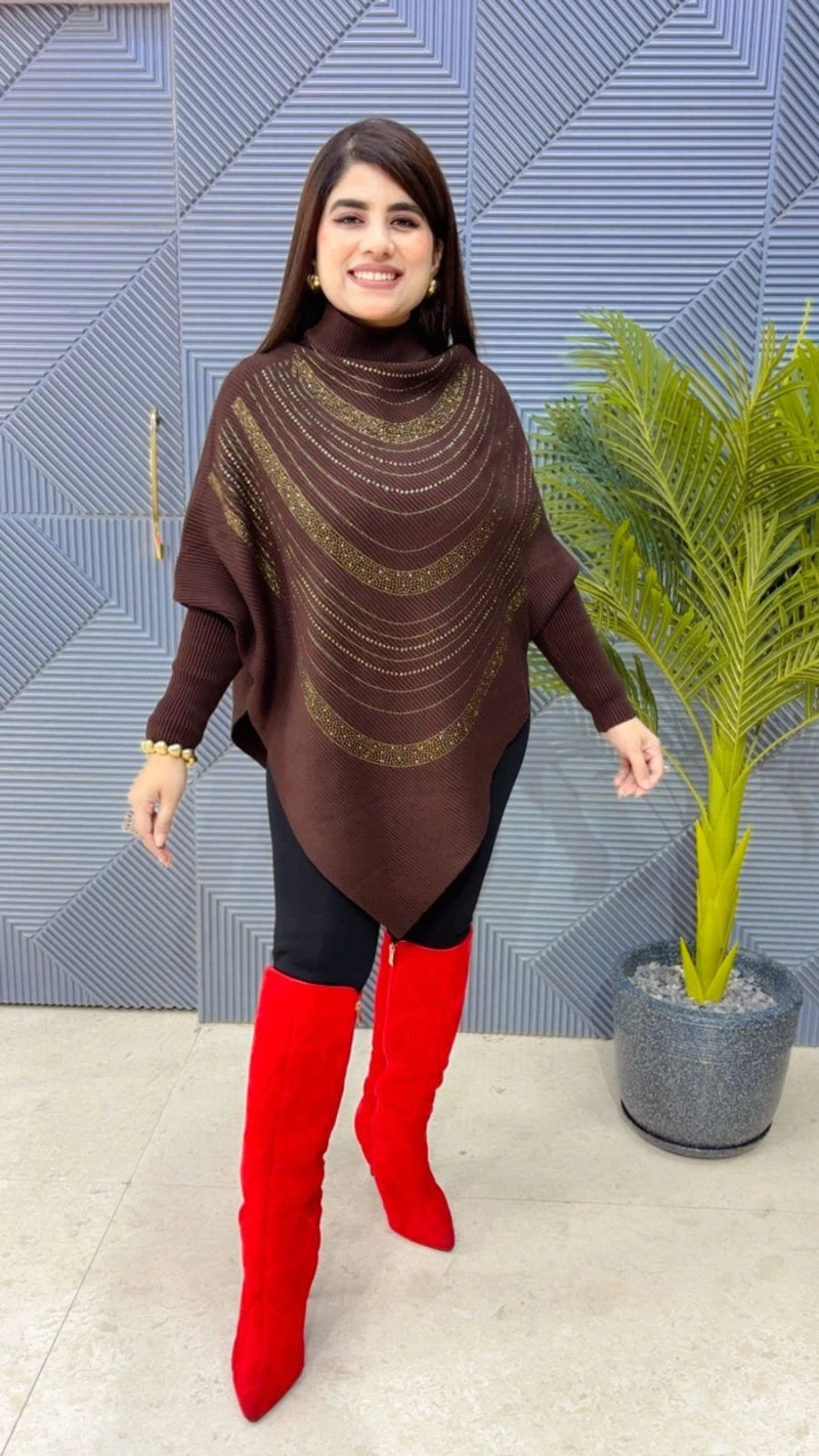 PREMIUM WINTERWEAR PONCHU TOP GGR3498