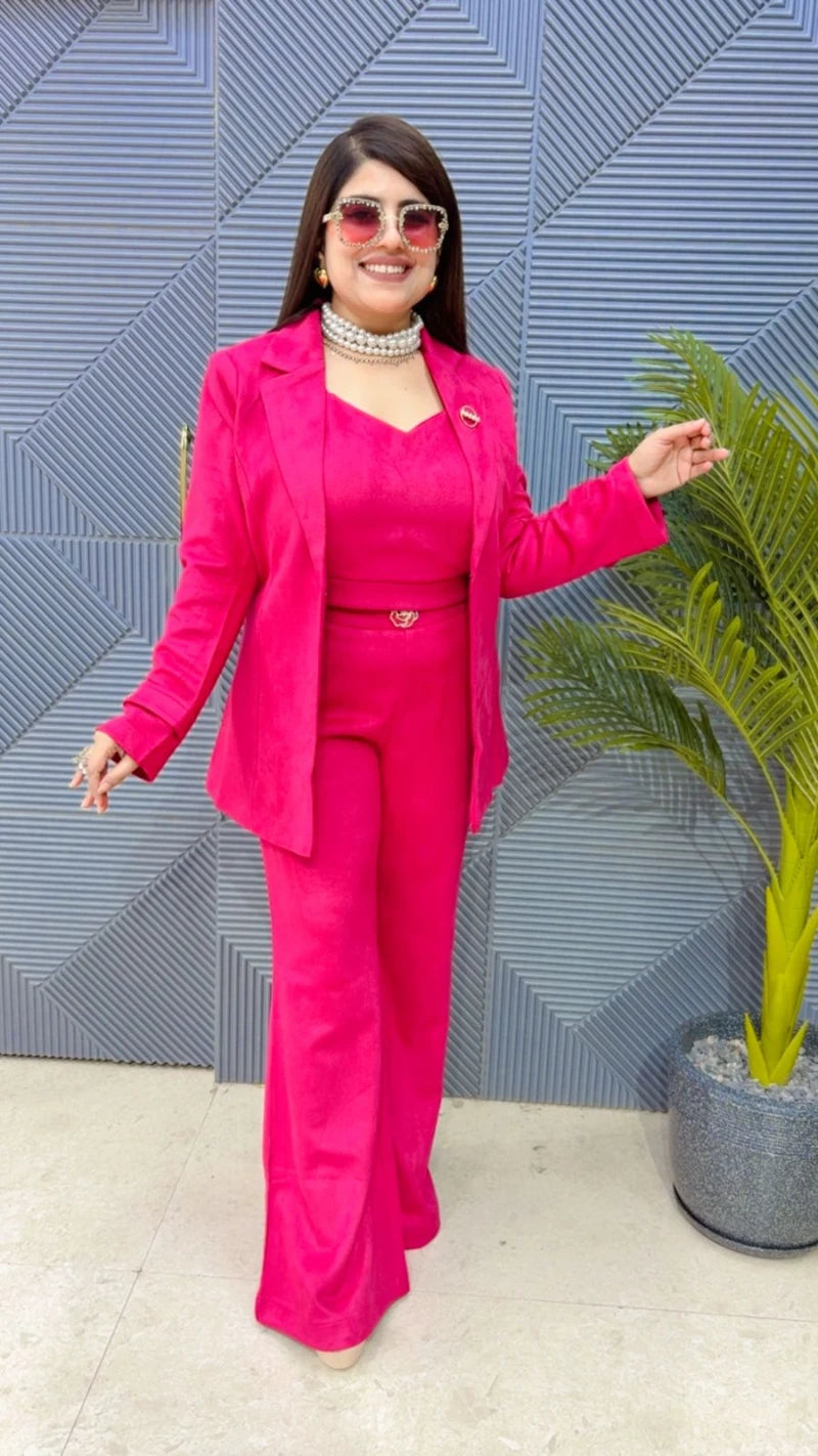 PREMIUM WINTERWEAR BLAZER SET GGR3506