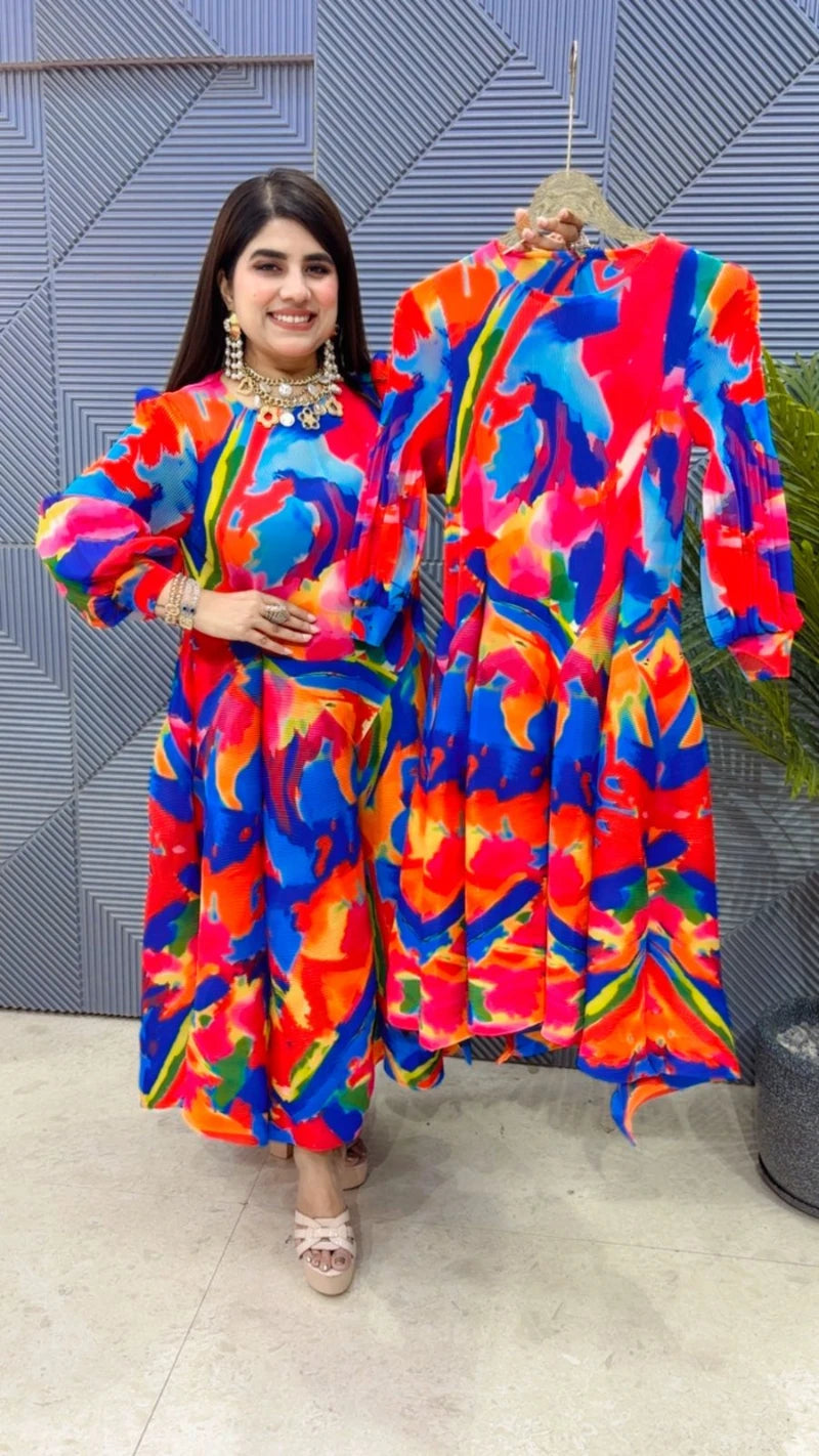 PREMIUM WRINKLE DRESS GGR3522