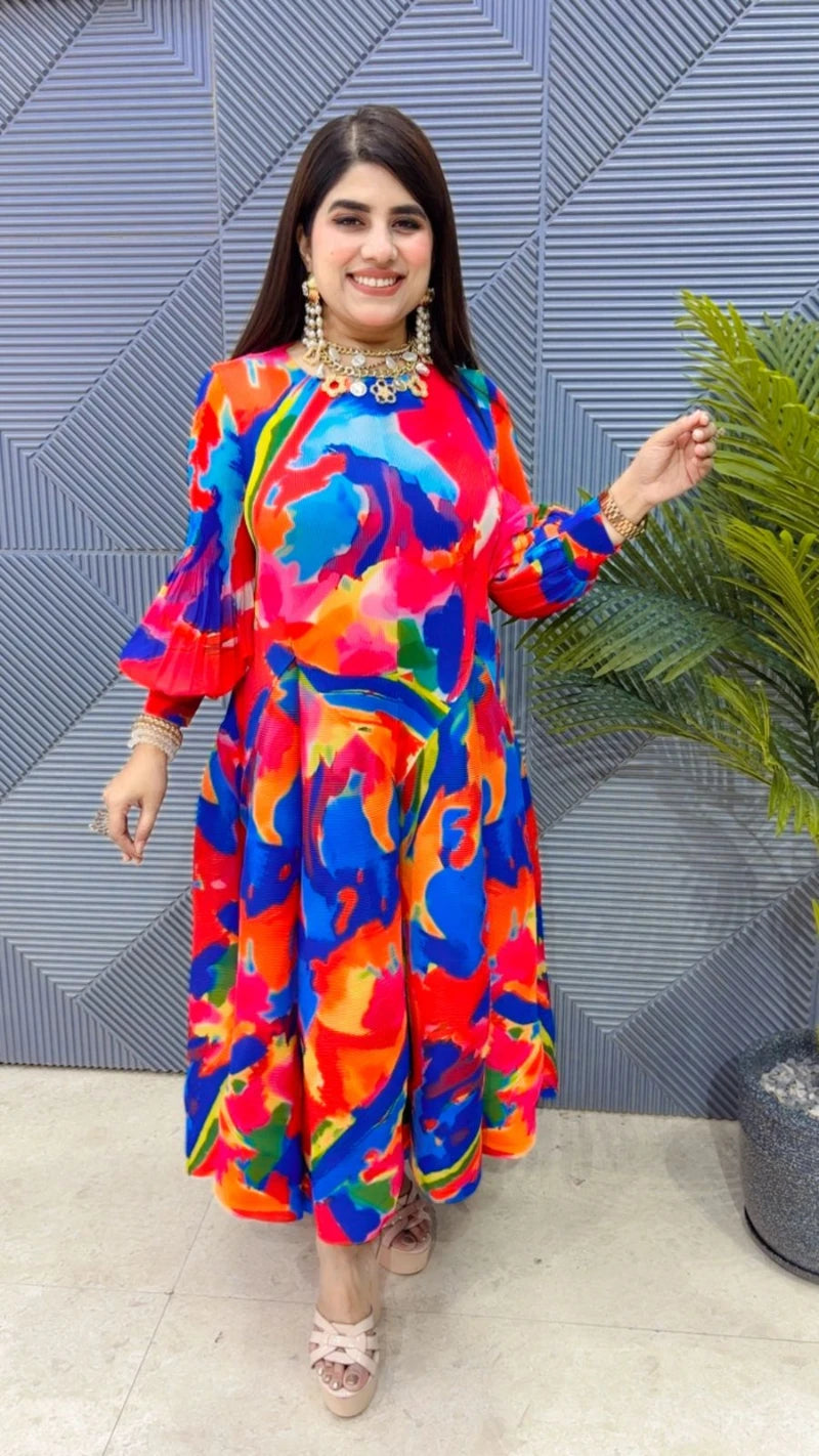 PREMIUM WRINKLE DRESS GGR3522