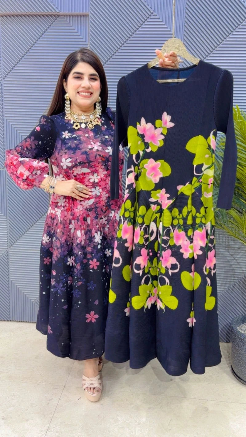 PREMIUM WRINKLE DRESS GGR3522