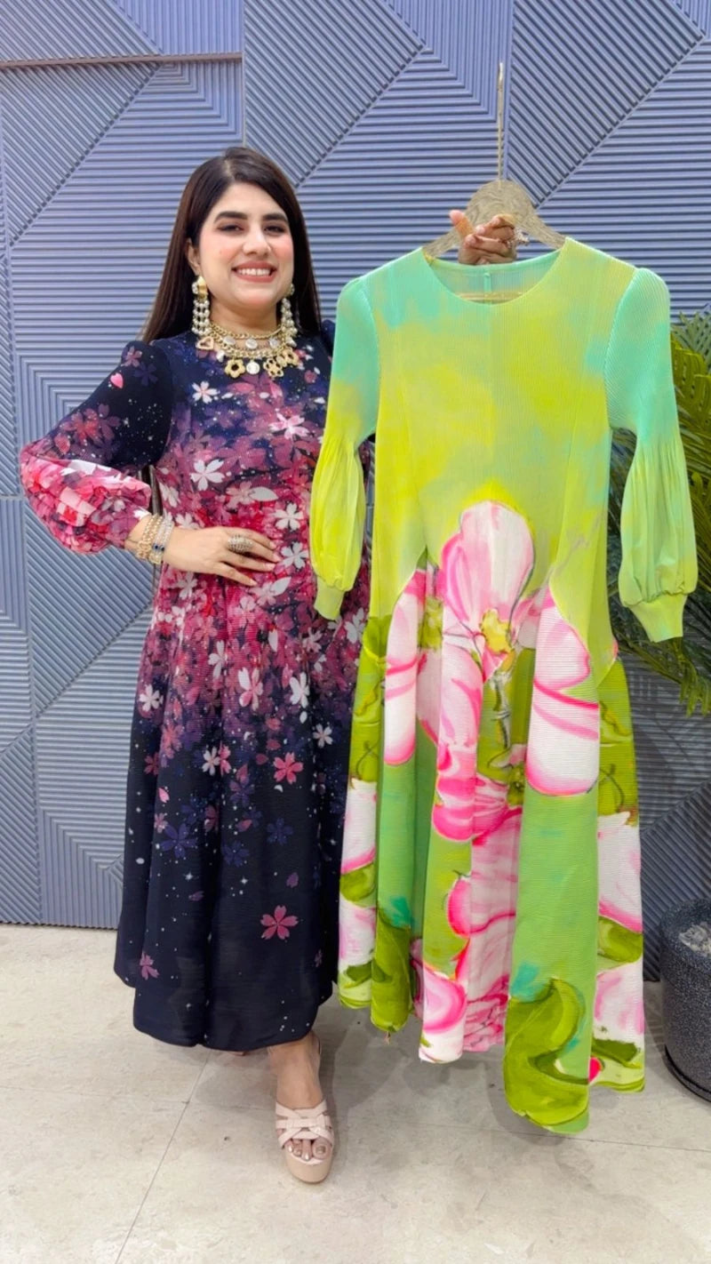 PREMIUM WRINKLE DRESS GGR3522