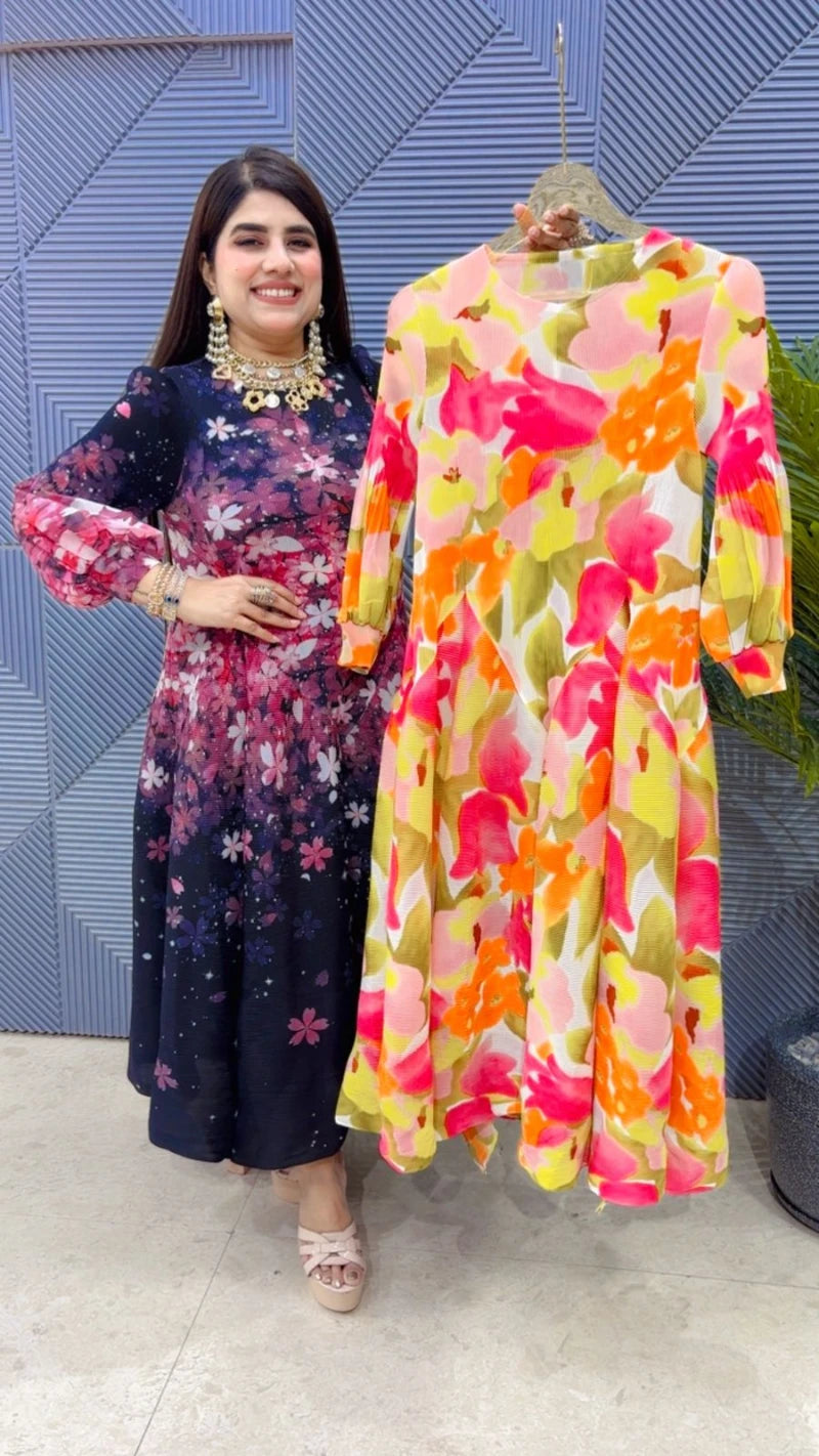 PREMIUM WRINKLE DRESS GGR3522