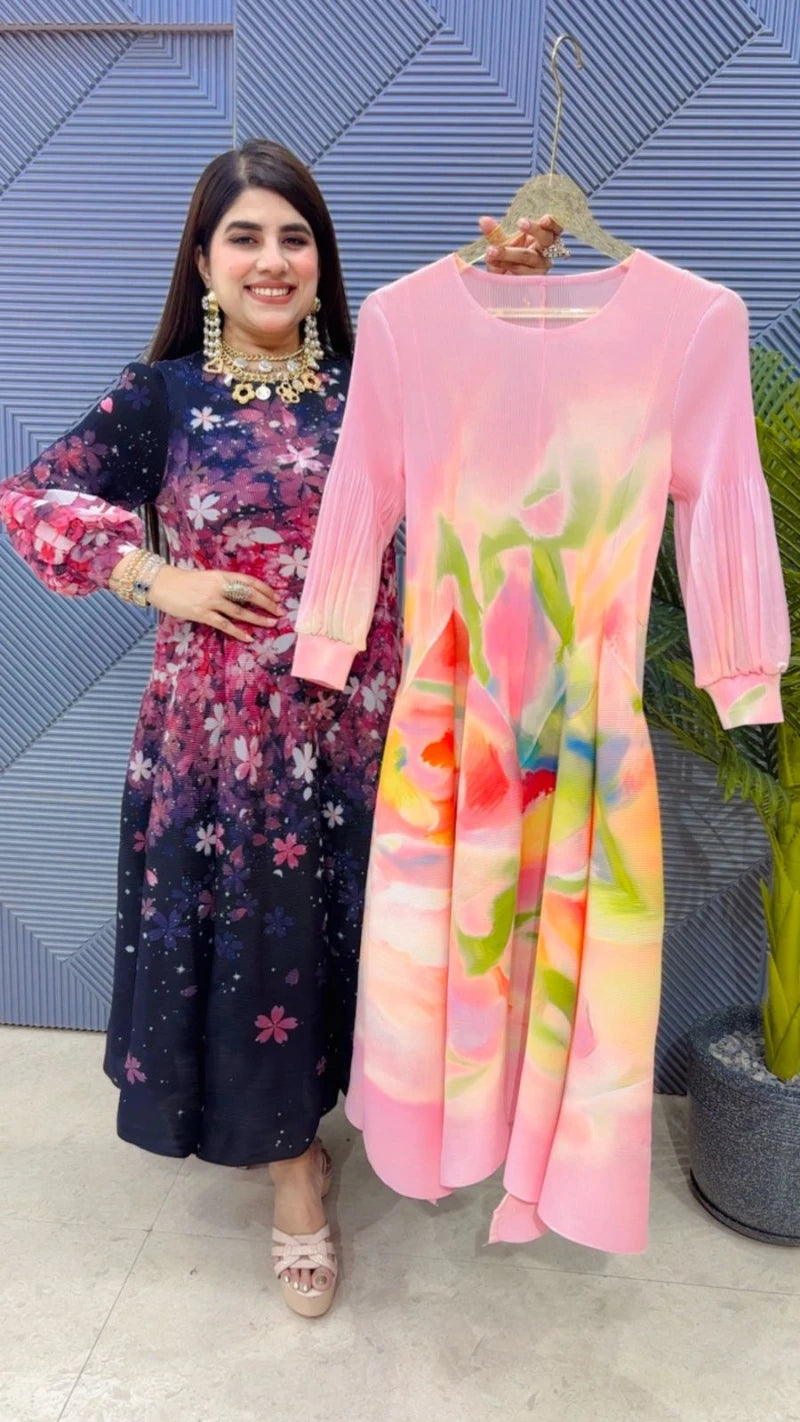 PREMIUM WRINKLE DRESS GGR3522