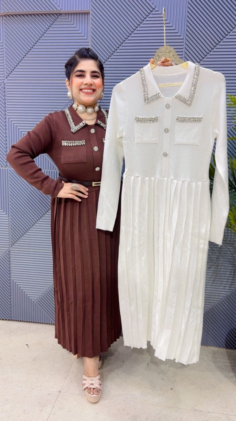 PREMIUM WOOLLEN DRESS GGR3536