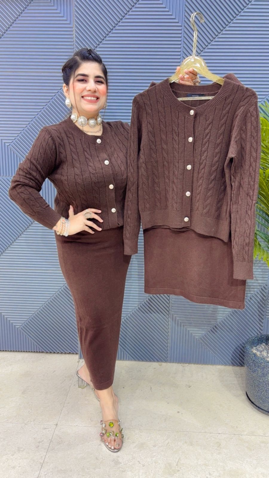 PREMIUM WOOLLEN SKIRT SET GGR3538