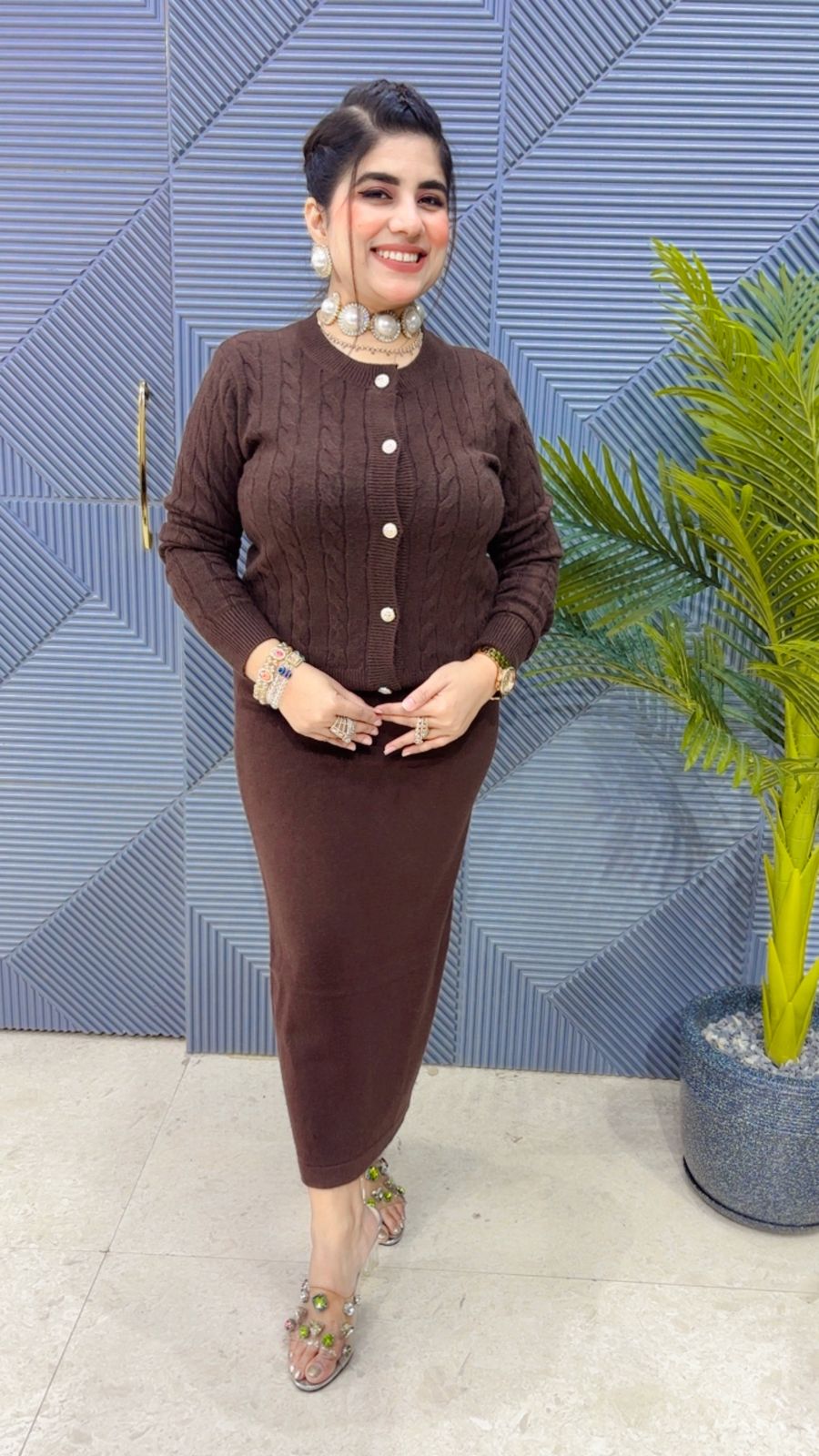 PREMIUM WOOLLEN SKIRT SET GGR3538