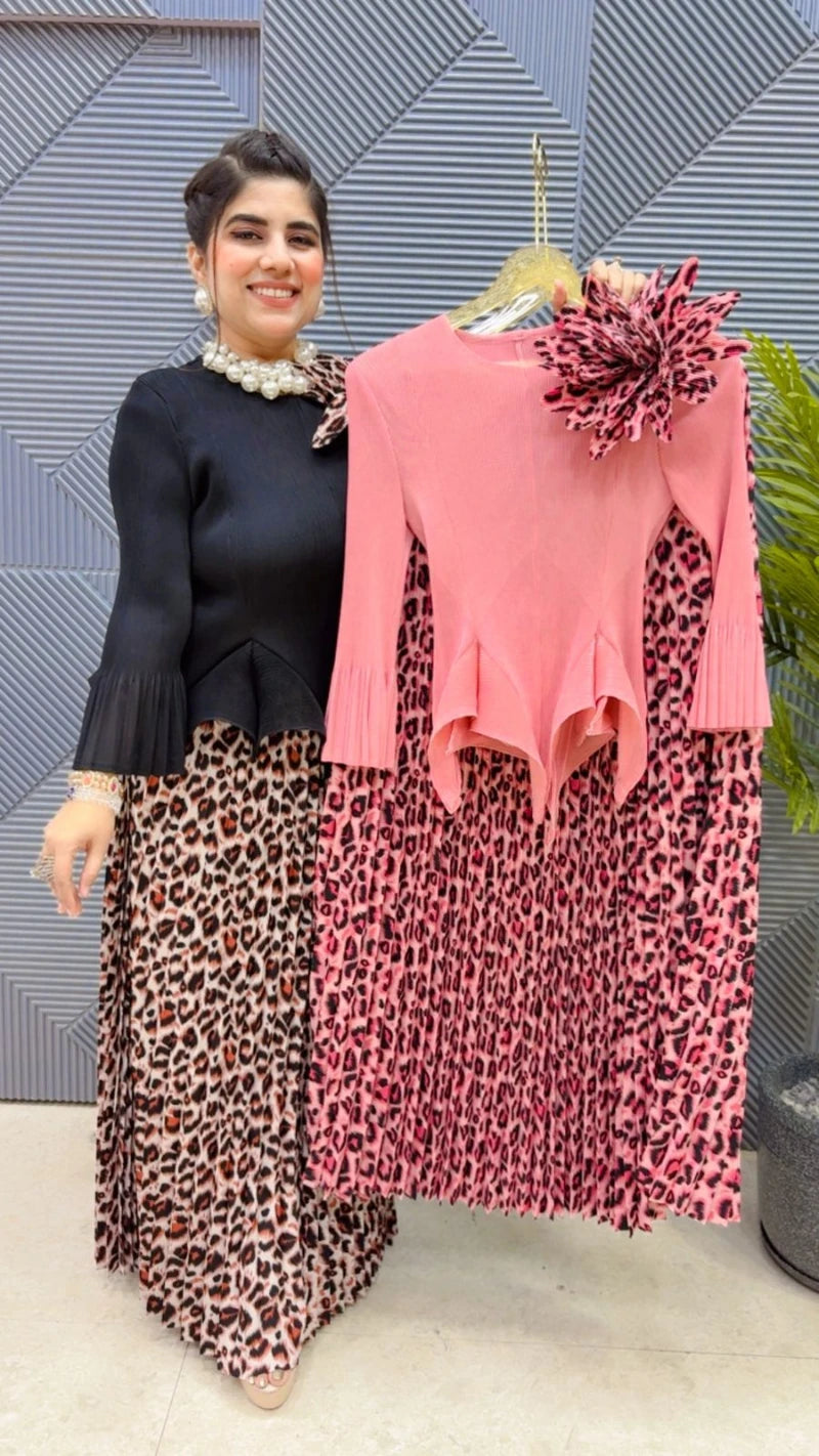 PREMIUM WRINKLE SKIRT SET GGR3548