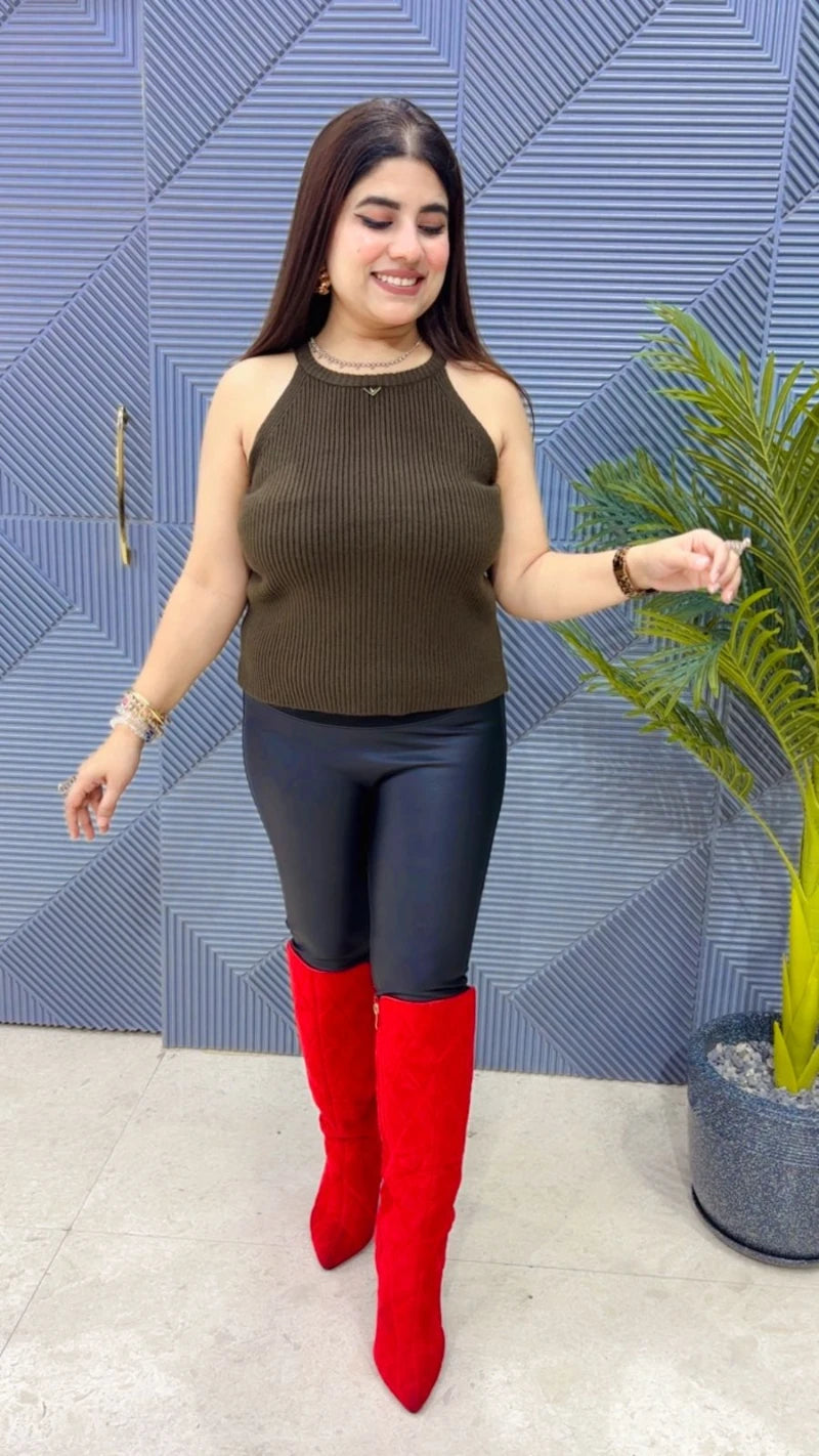 PREMIUM WINTERWEAR SPAGHETTI TOP GGR3587