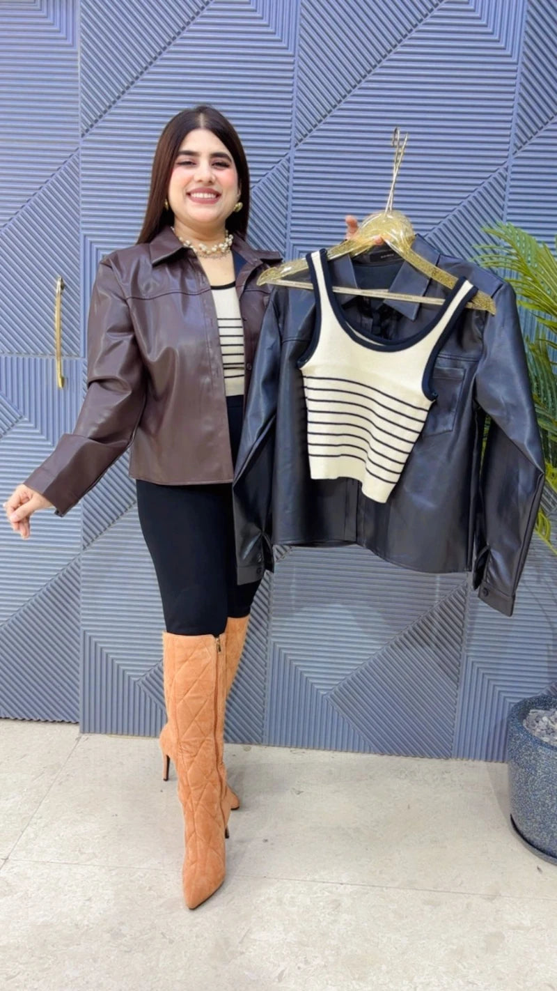 PREMIUM WINTERWEAR 2 PCS JACKET WITH BUSTIER GGR3631