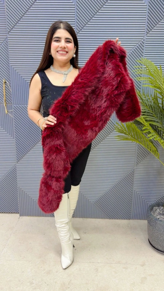 PREMIUM WINTERWEAR FURR CAPE GGR3645