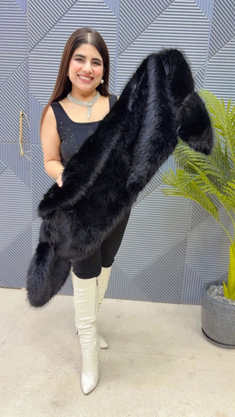 PREMIUM WINTERWEAR FURR CAPE GGR3645