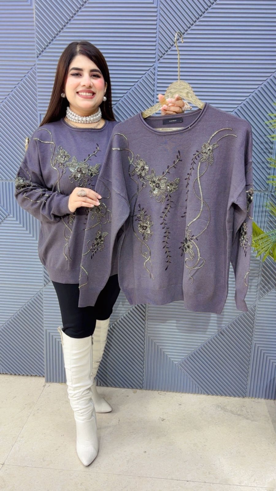 BEAUTIFUL WINTERWEAR TOP GGR3680