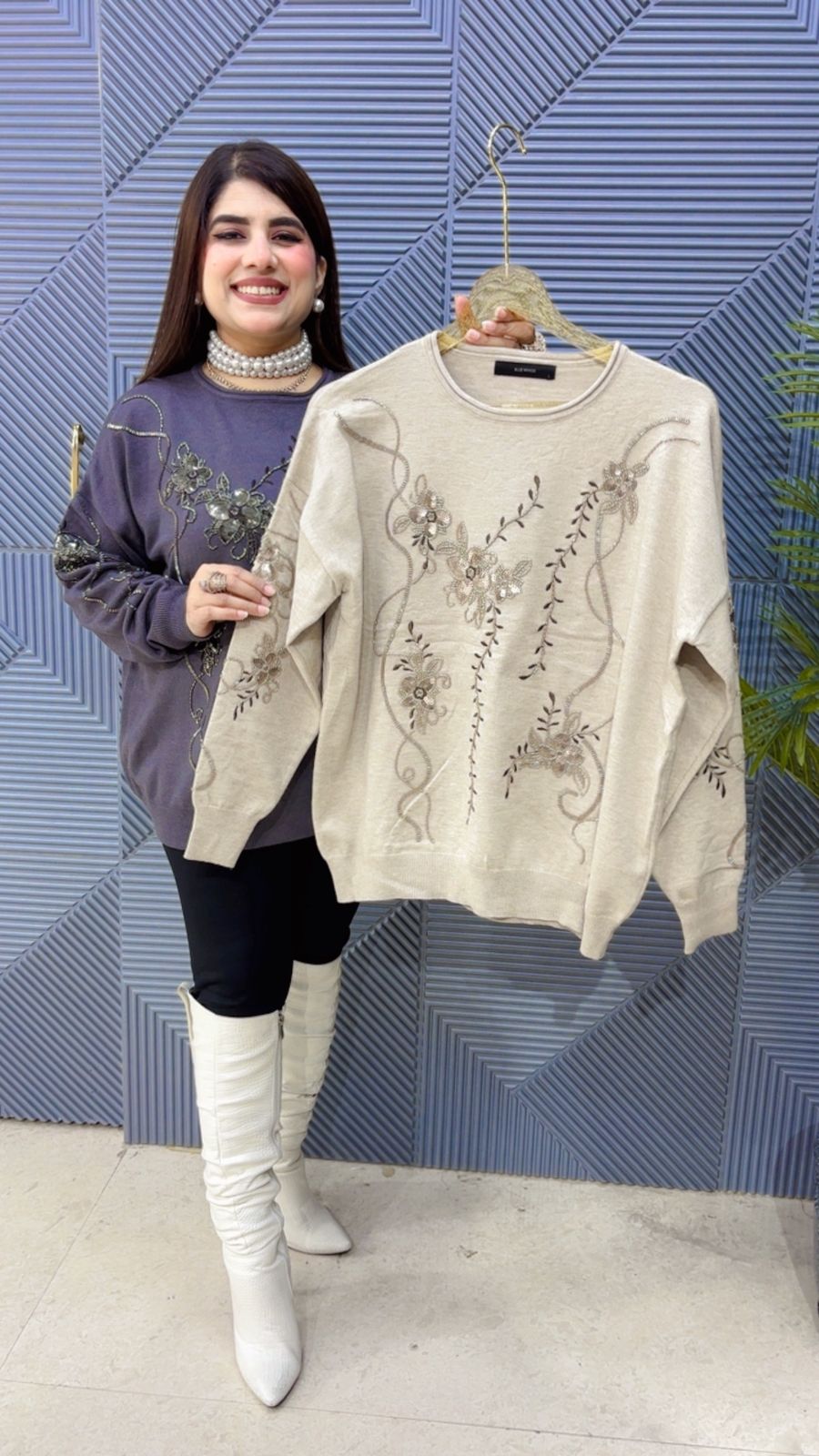 BEAUTIFUL WINTERWEAR TOP GGR3680