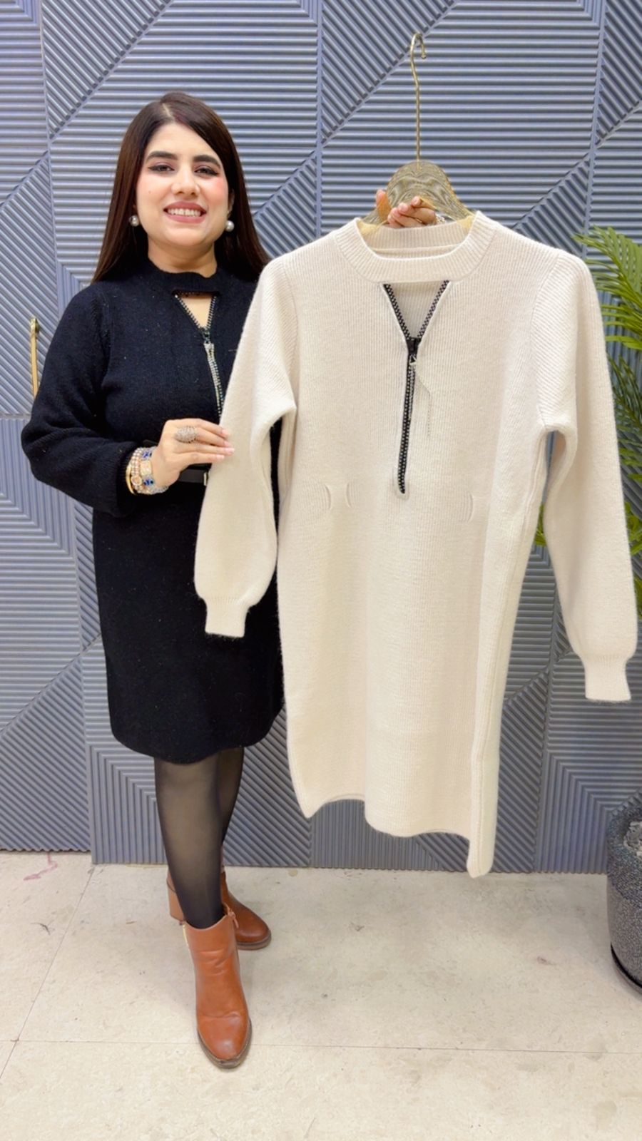 PREMIUM DRESS WITH BELT GGR3685