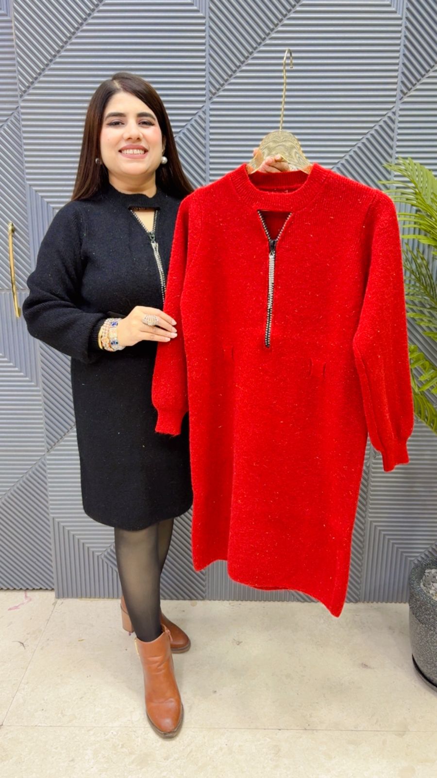 PREMIUM DRESS WITH BELT GGR3685