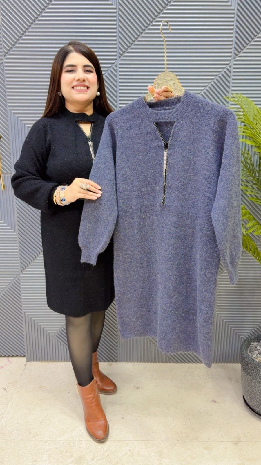 PREMIUM DRESS WITH BELT GGR3685