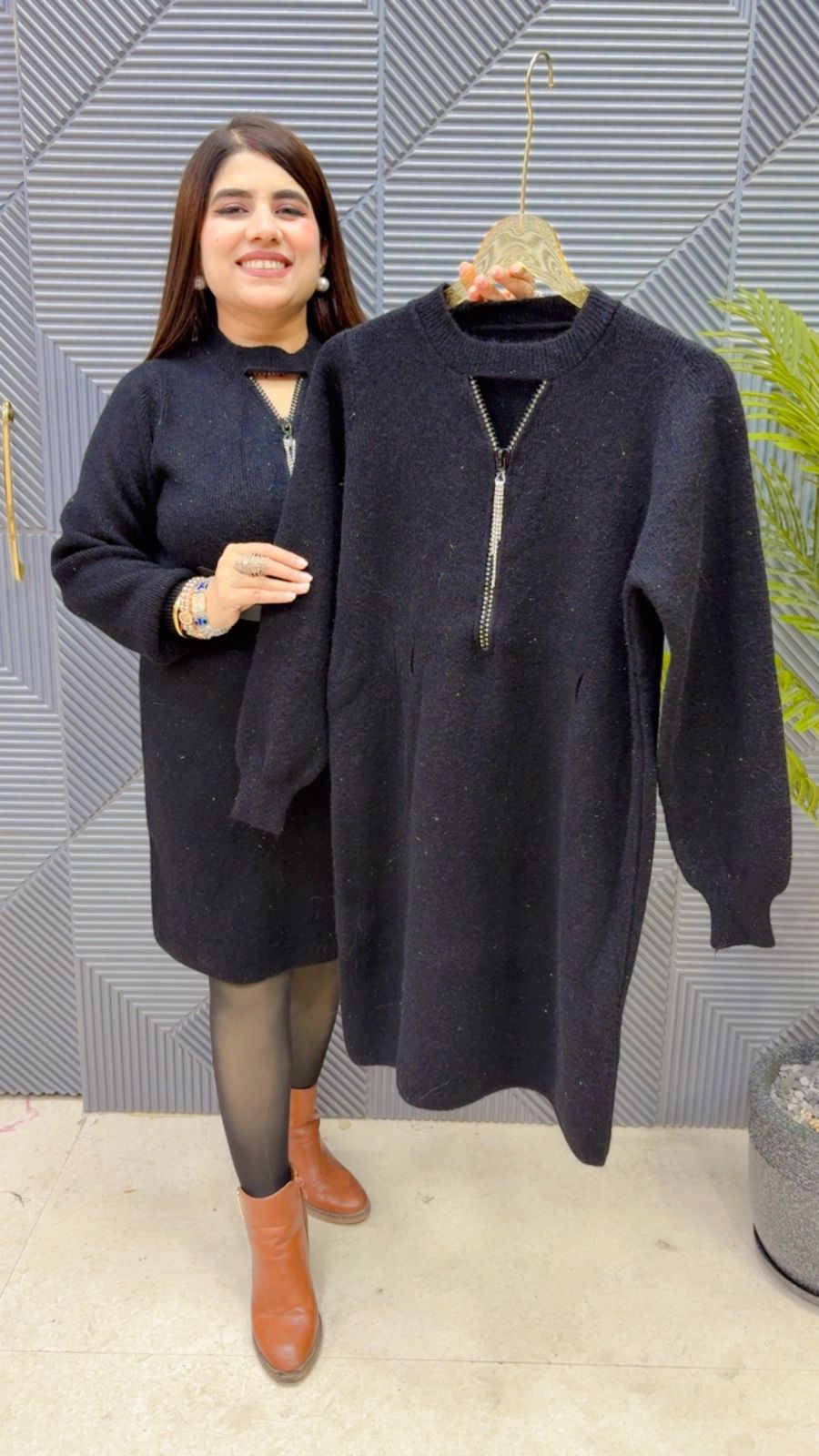 PREMIUM DRESS WITH BELT GGR3685