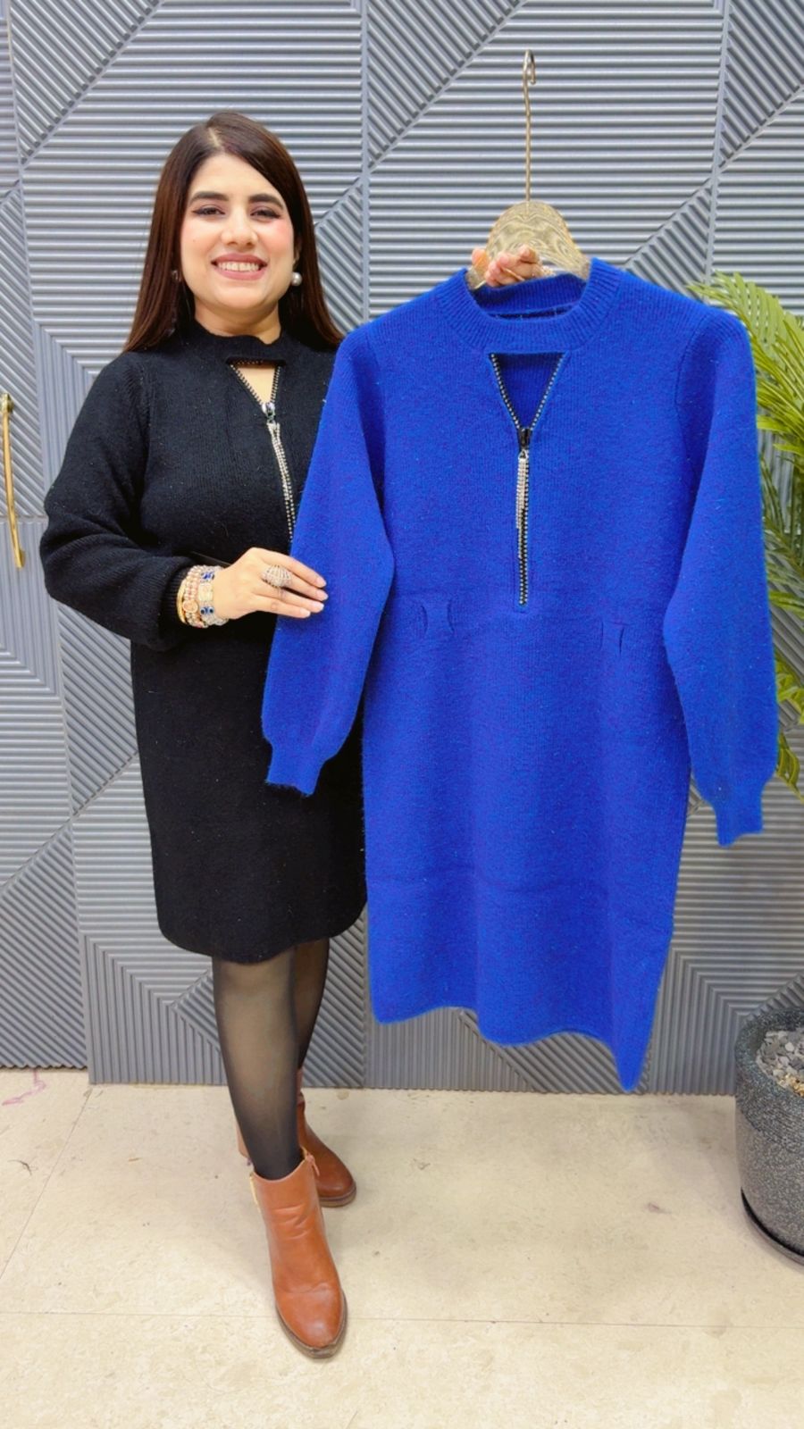 PREMIUM DRESS WITH BELT GGR3685