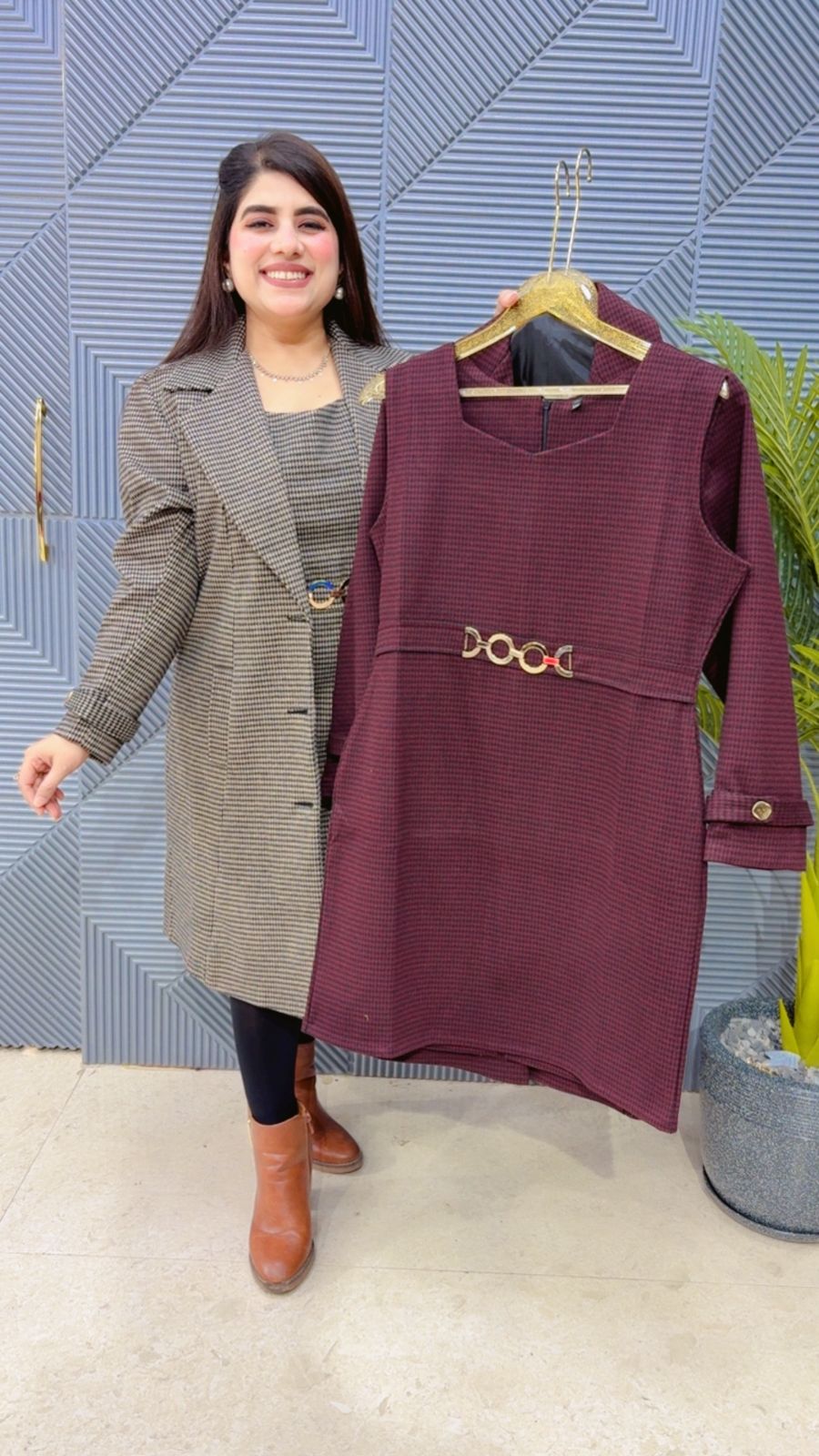 PREMIUM BLAZER DRESS GGR3728