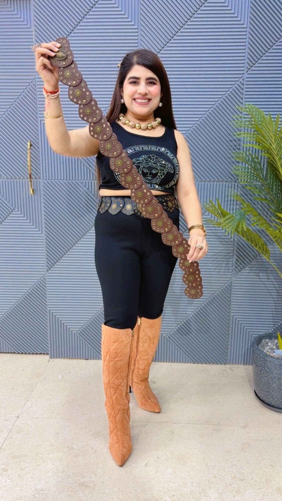 PREMIUM HEART SHAPE CELEBRITY  BELT GGR3732