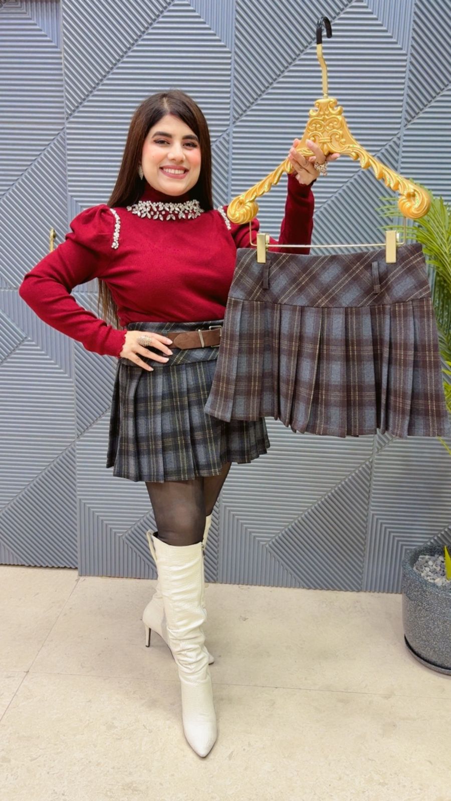 BEAUTIFUL MINI SKIRT GGR3753