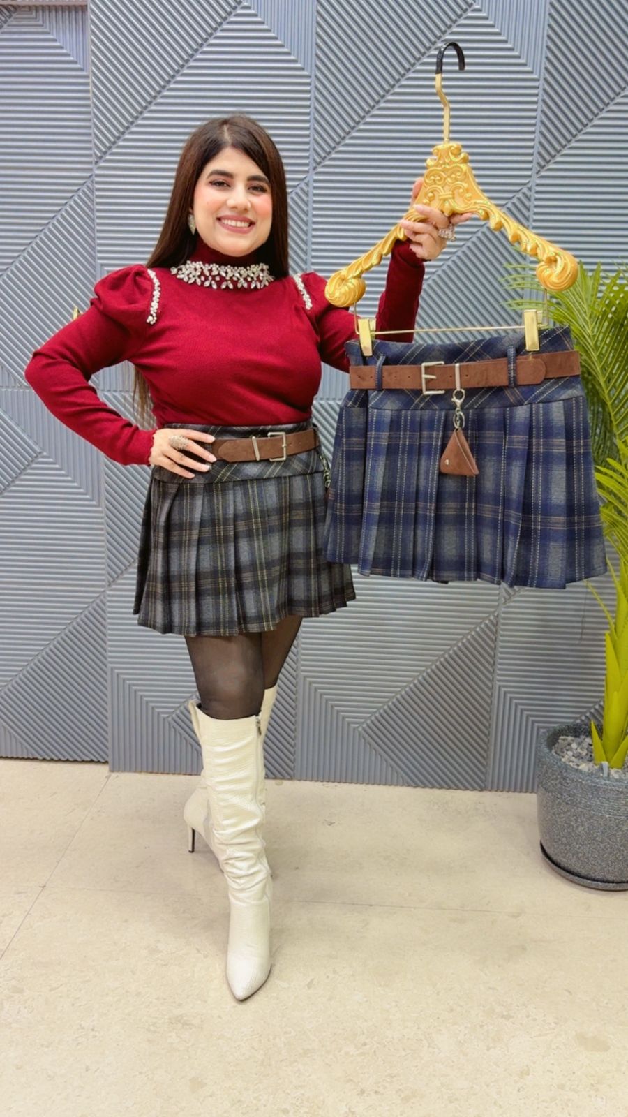 BEAUTIFUL MINI SKIRT GGR3753