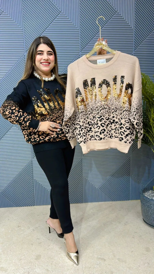 Imported Fabric Premium Woollen Tops GGR778