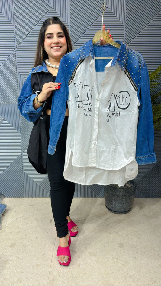 Premium Cotton Denim Shirt GGR1092