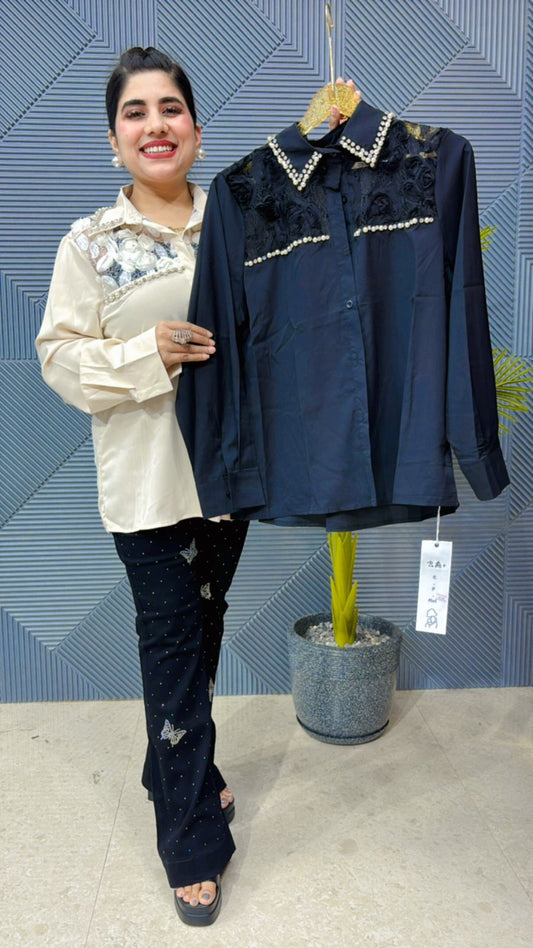Premium Imported Fabric Rose Shirt GGR1013