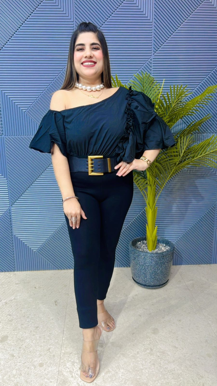 Premium Imported Top With Belt Attached GGR1020