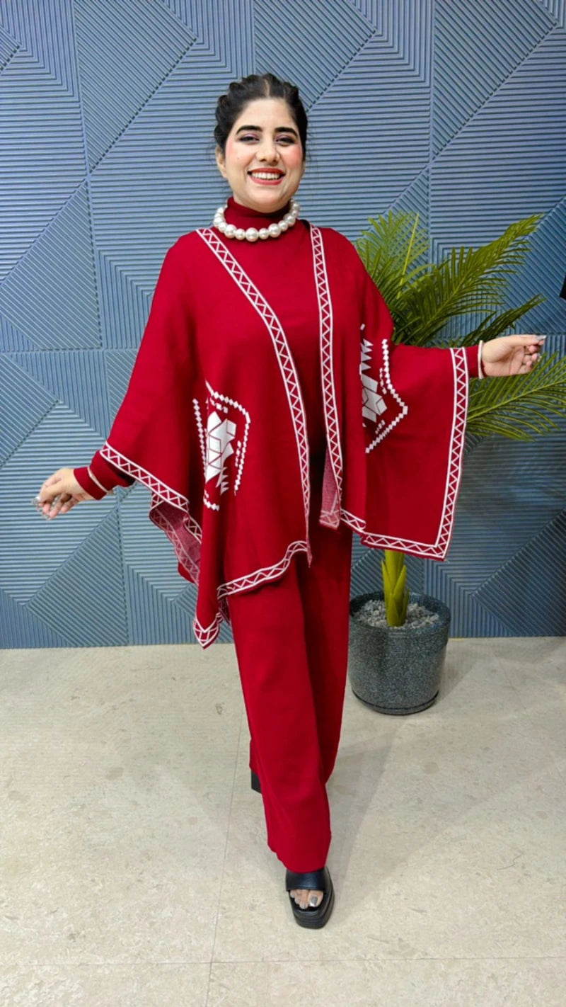 Premium Knitted Cord Set With Stall GGR785