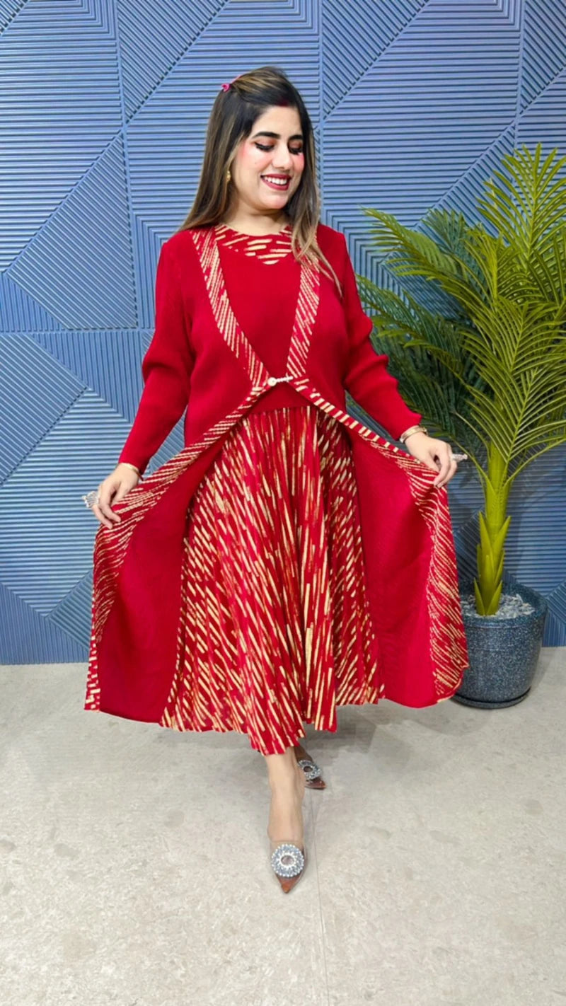 Premium Quality Platted Dress GGR659