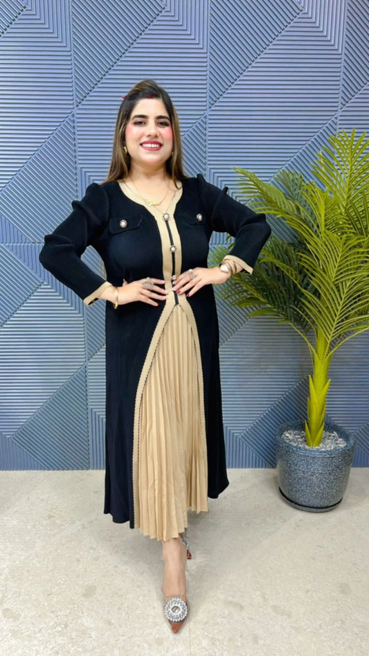 Premium Quality Pleated Dress GGR653
