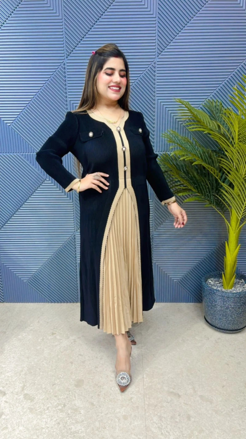 Premium Quality Pleated Dress GGR653