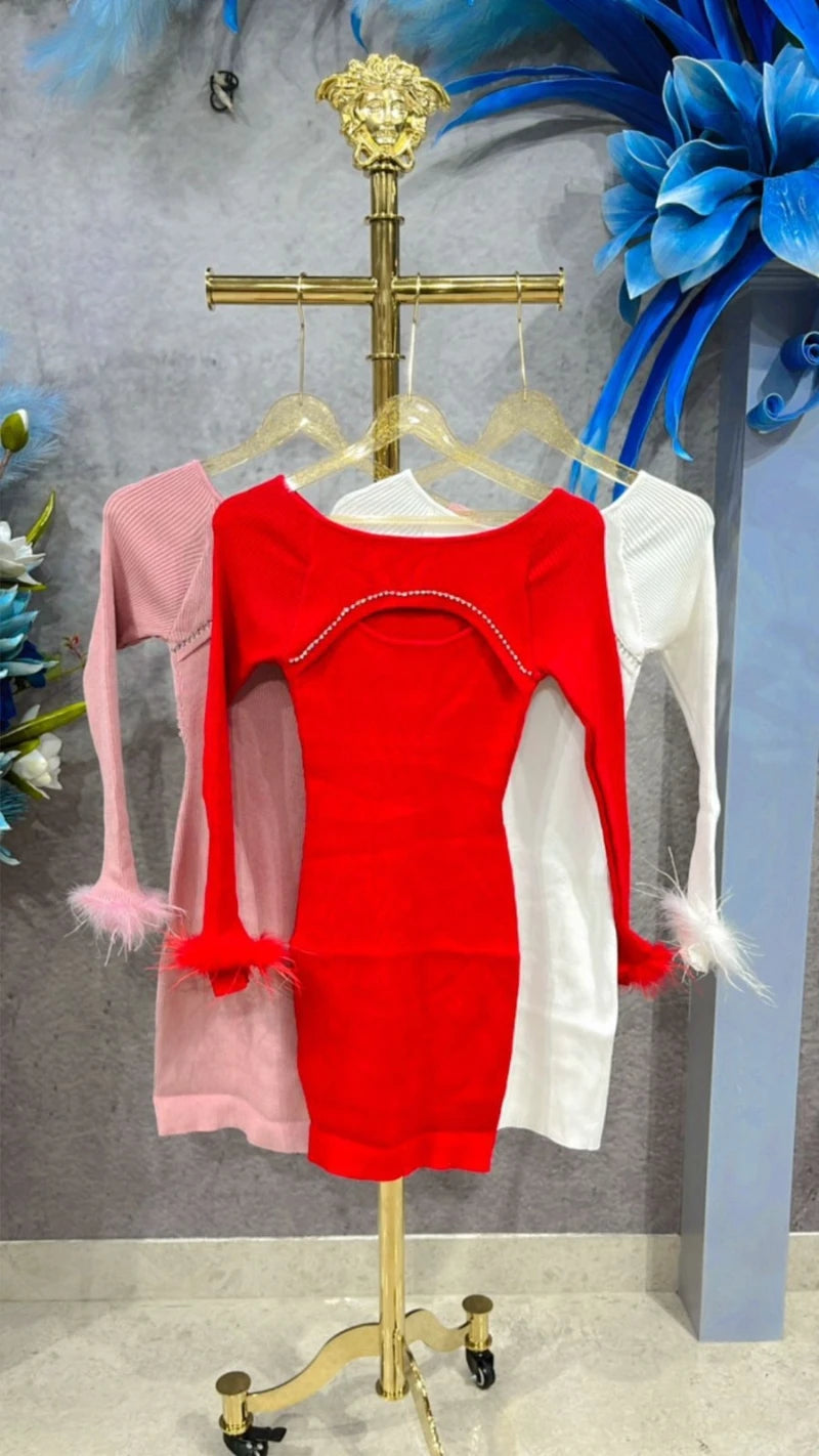 Premium Quality Stretchable Knitted Dress GGR670