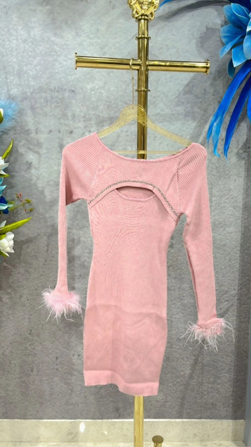 Premium Quality Stretchable Knitted Dress GGR670