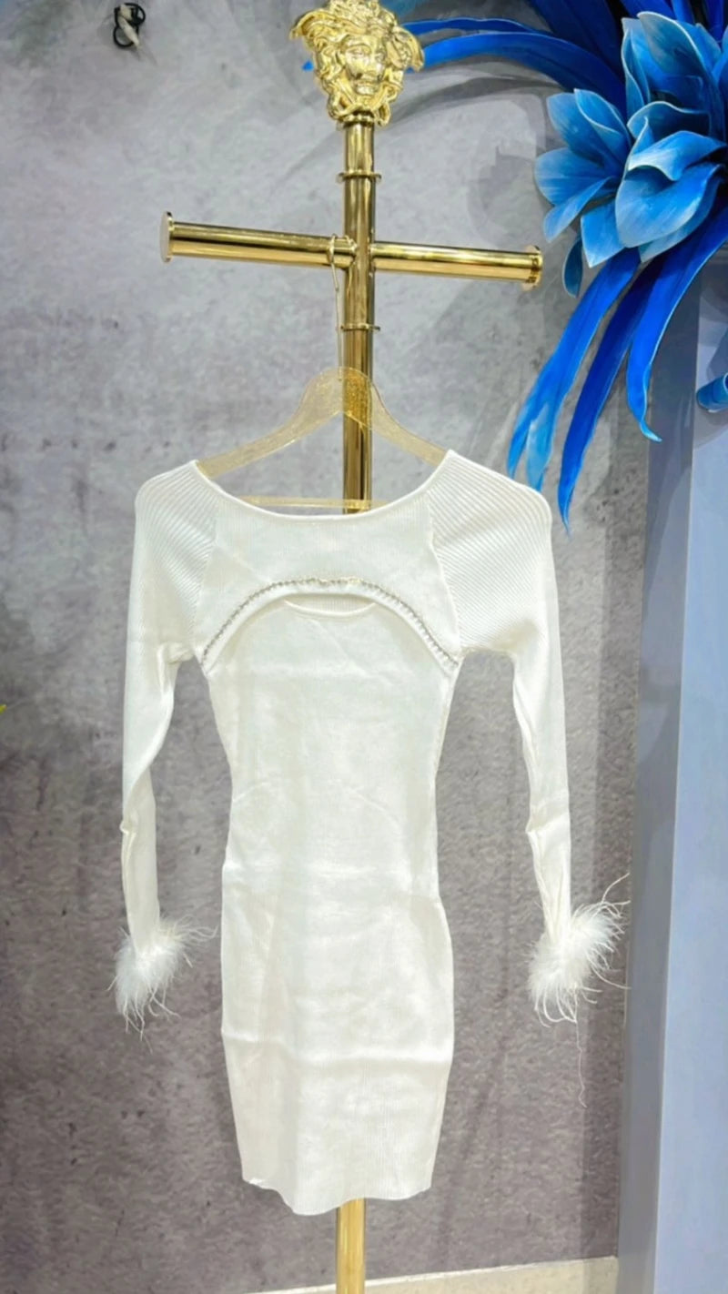 Premium Quality Stretchable Knitted Dress GGR670