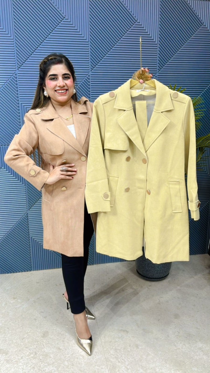 Premium Swead Blazer With Beautiful Button GGR617