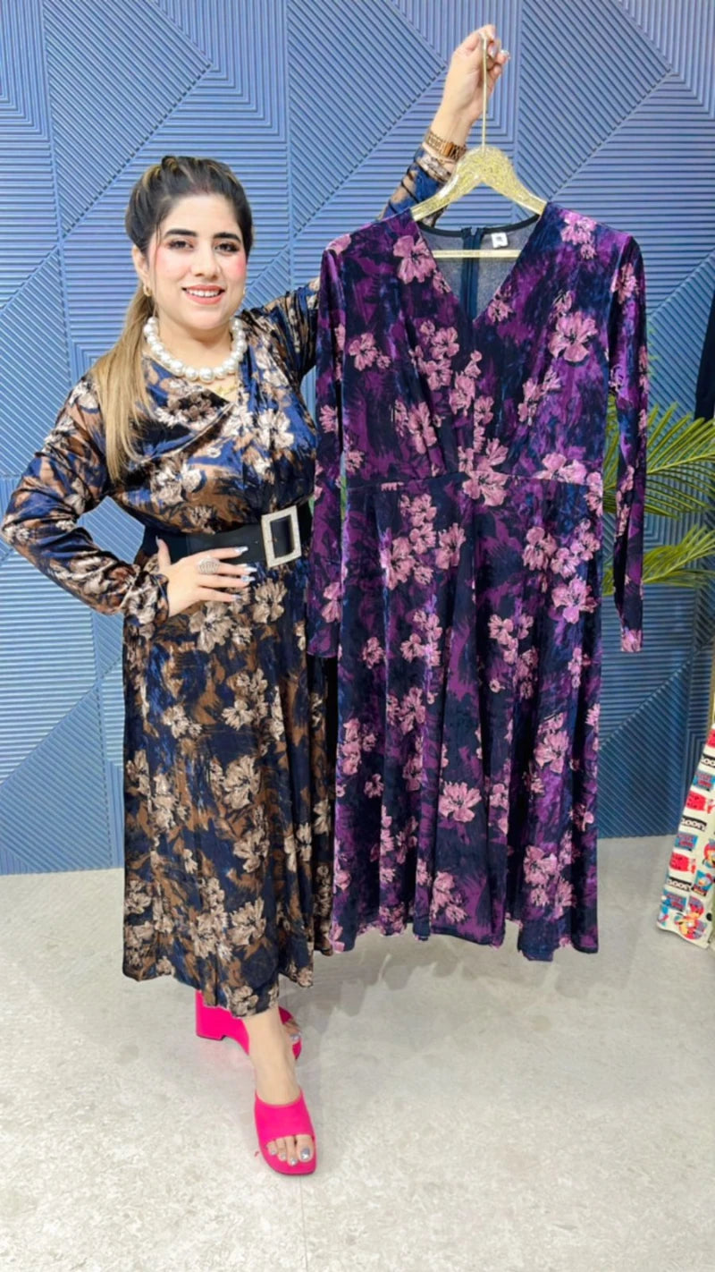 Premium Velvet Dress GGR646