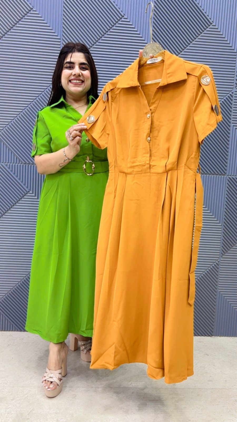 BEAUTIFUL IRMA DRESS WITH BELT GGR5127 Girls Glitters