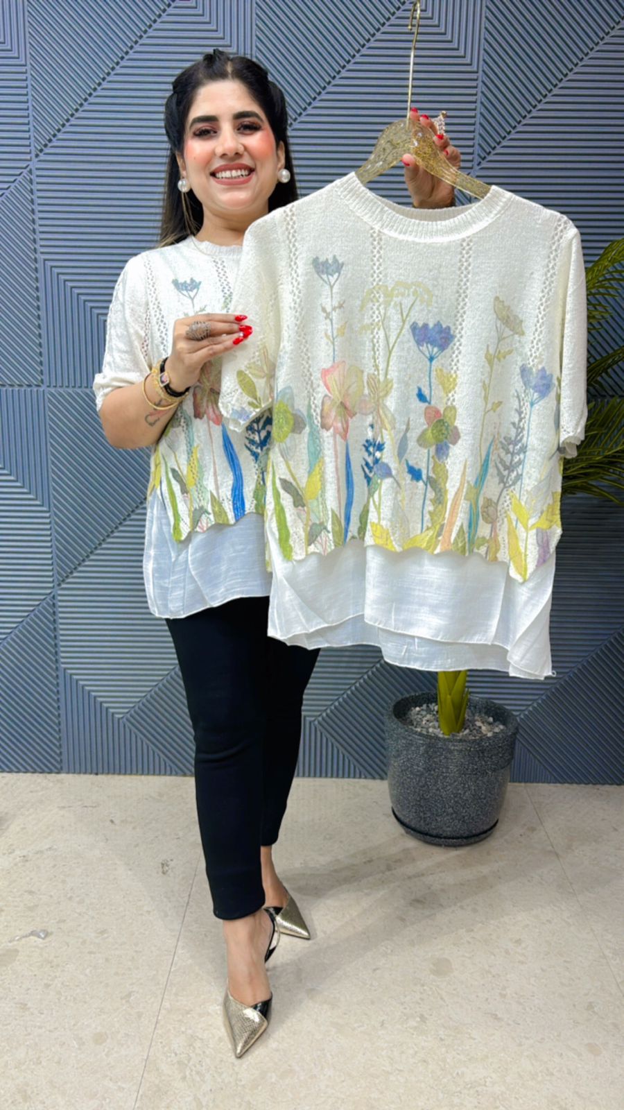 Very Comfy Summer Double Layer Top GGR1085