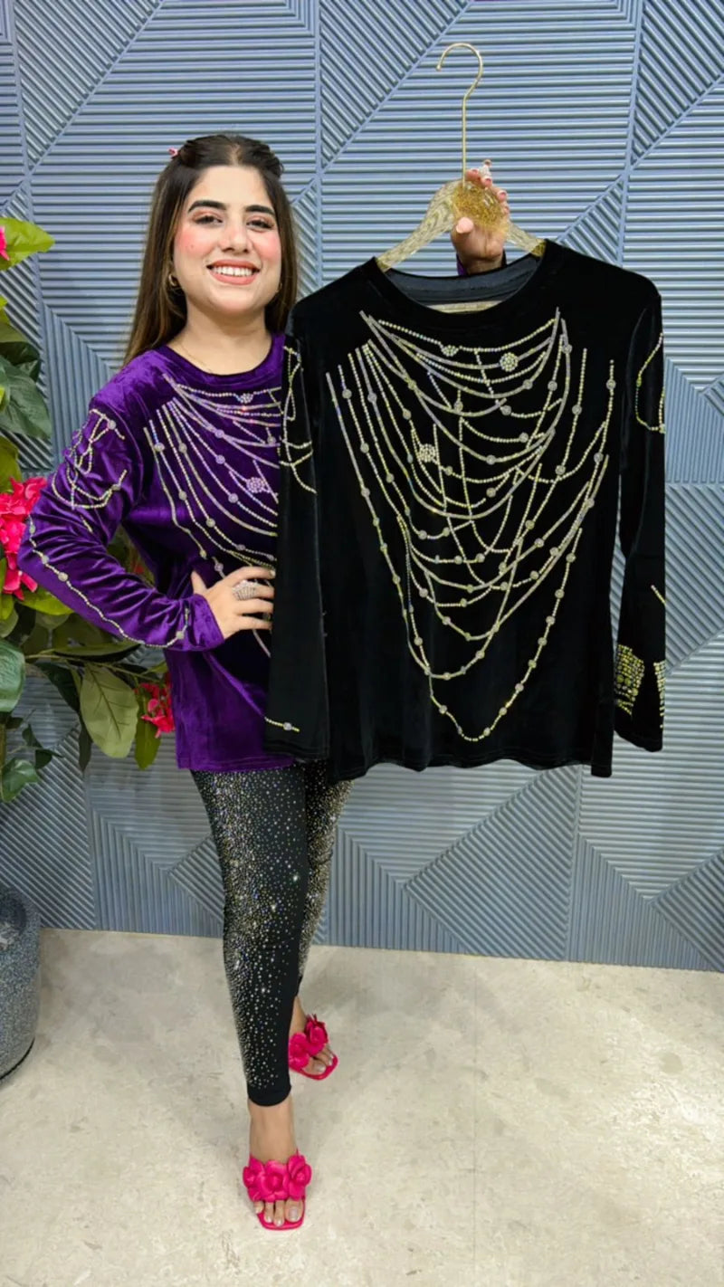 Beautiful Velvet Top GGR570