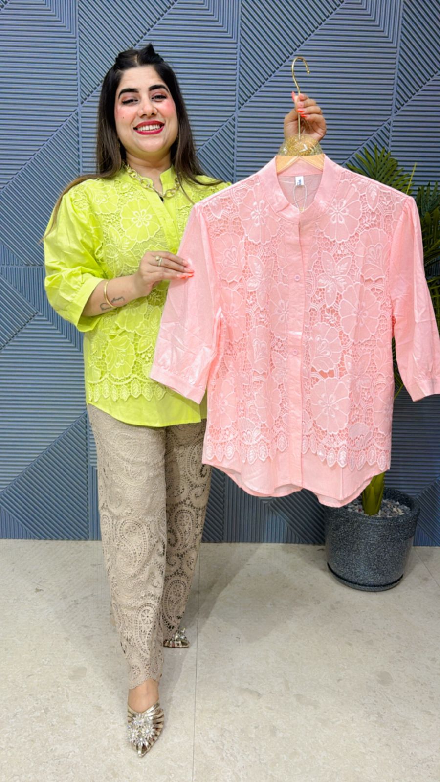Cute Cotton Lace Shirt GG1175