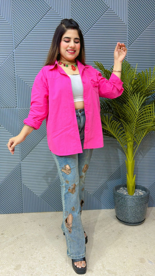BEAUTIFUL SHIRT WITH BUSTIER GGR1359