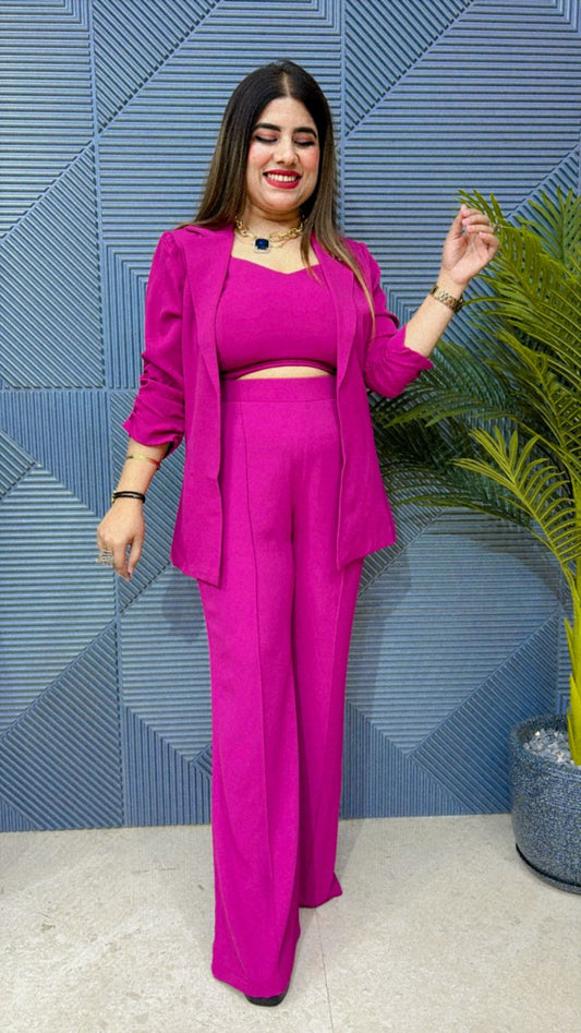 THREE PIECE BLAZER CORD-SET1365